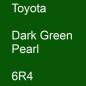 Preview: Toyota, Dark Green Pearl, 6R4.